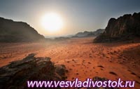 Иорданская пустыня Вади Рам внесена в список ЮНЕСКО